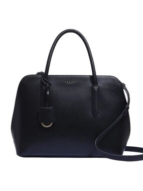 RADLEY LONDON Black leather liverpool street medium satchel